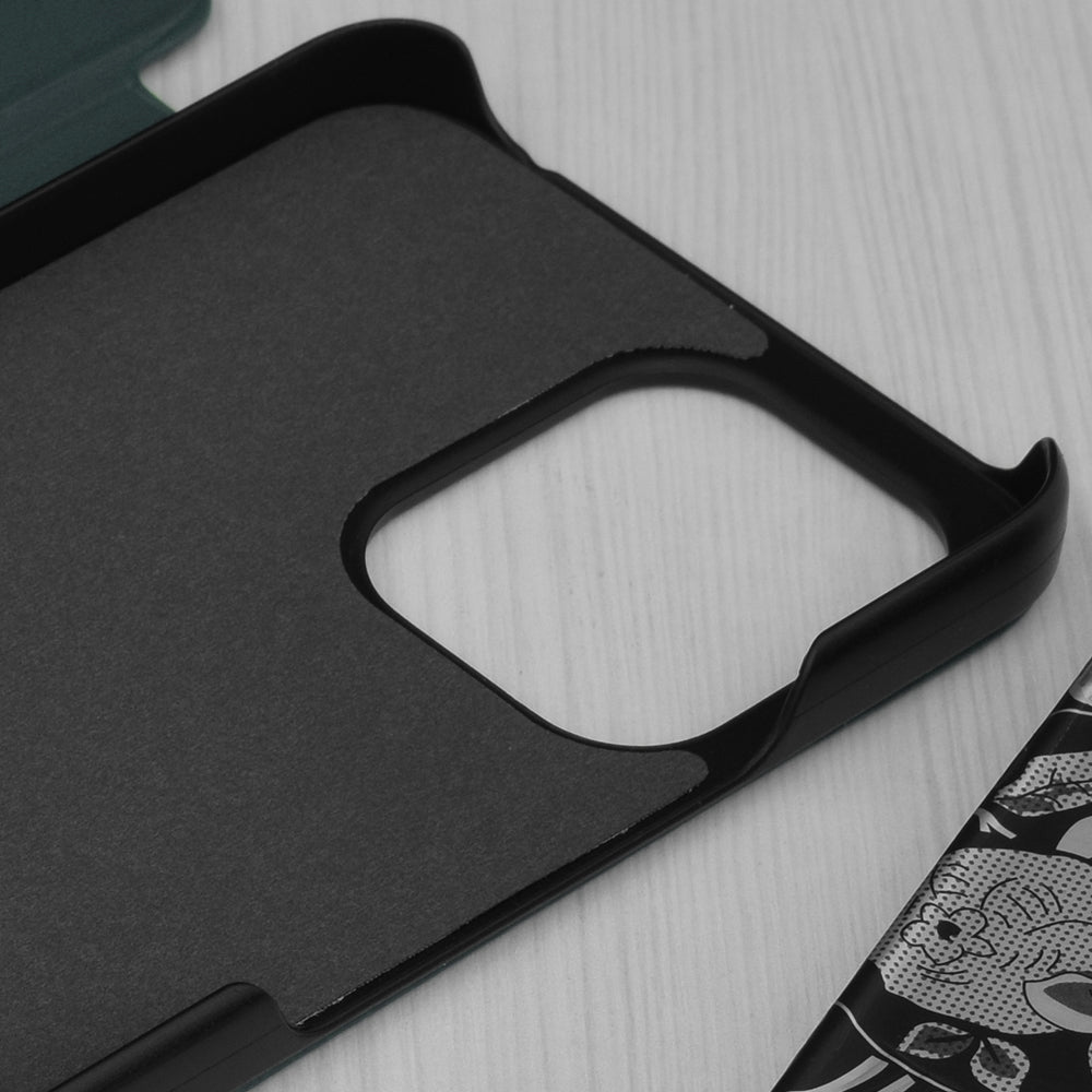 Husa de protectie Techsuit eFold Series compatibila cu Xiaomi Redmi 12 5G, acoperire spate, verde inchis