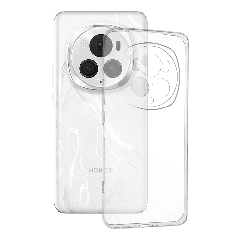 Husa de protectie Techsuit Clear Silicone compatibila cu Honor Magic 4 Pro 5G, acoperire spate, transparent