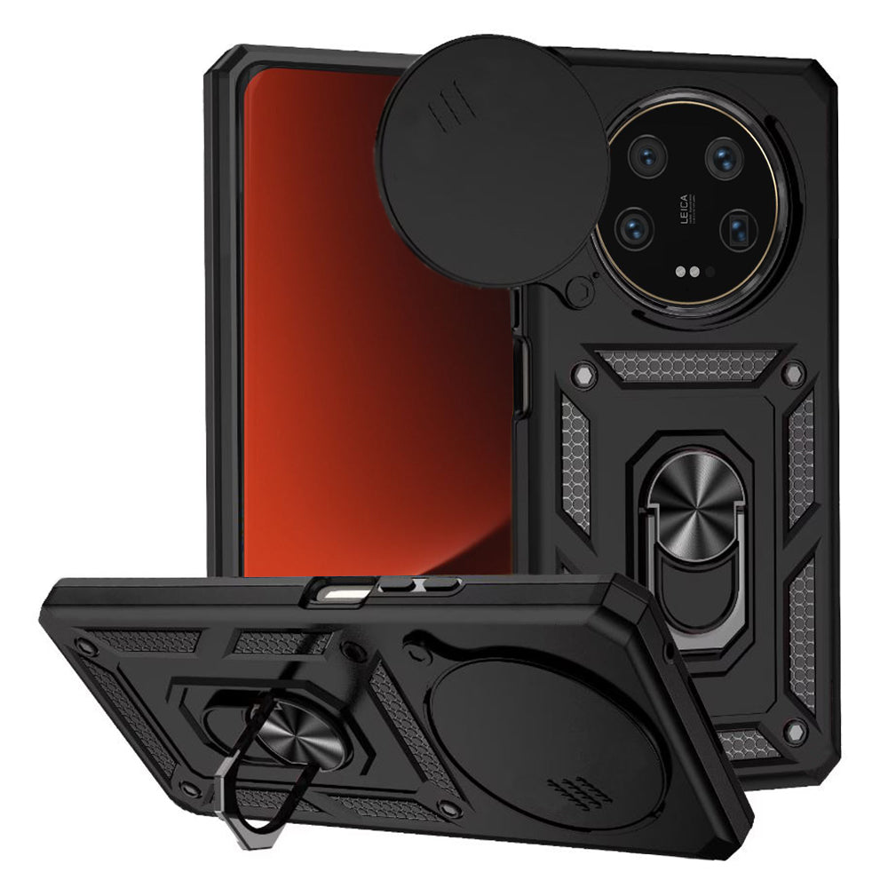 Husa de protectie Techsuit CamShield Series compatibila cu Xiaomi 13 Ultra, acoperire spate, negru