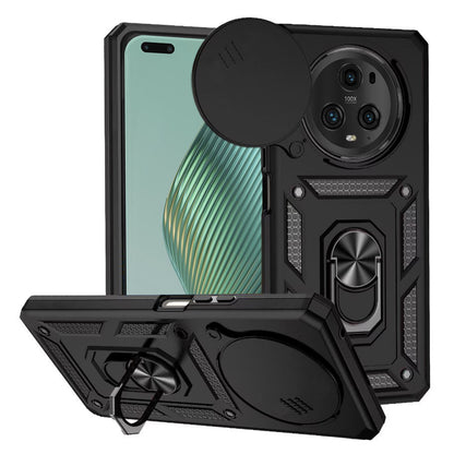 Husa de protectie Techsuit CamShield Series compatibila cu Honor Magic5 Pro, acoperire spate, negru