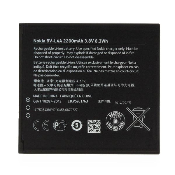 Acumulator Original NOKIA BV-L4A (2200 mAh)