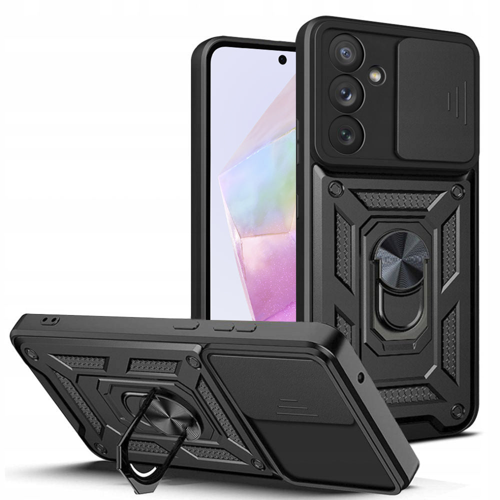 Husa de protectie Techsuit CamShield Series compatibila cu Samsung Galaxy A35 5G, acoperire spate, negru