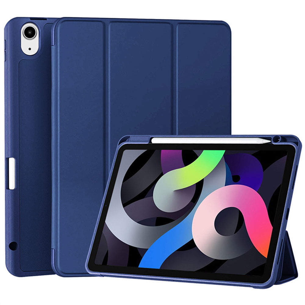 Husa de protectie pentru tableta Techsuit Flex Trifold compatibila cu Xiaomi Redmi Pad Pro, bleumarin, TPU