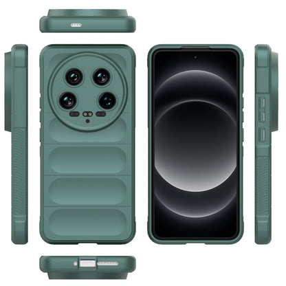 Husa de protectie Techsuit Magic Shield compatibila cu Xiaomi 14 Ultra, acoperire spate, verde