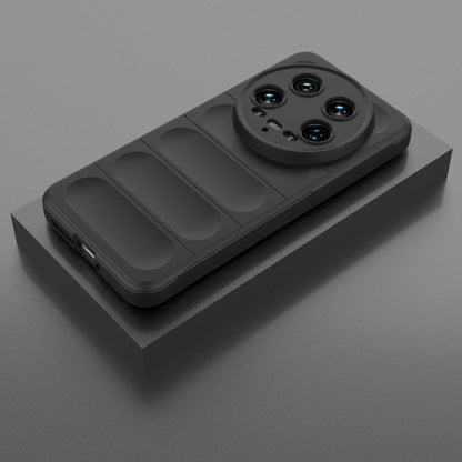 Husa de protectie Techsuit Magic Shield compatibila cu Xiaomi 14 Ultra, acoperire spate, negru