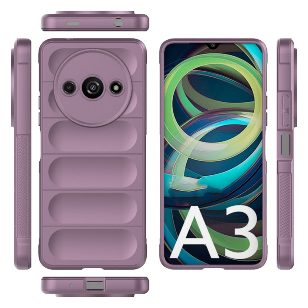 Husa de protectie Techsuit Magic Shield compatibila cu Xiaomi Redmi A3, acoperire spate, mov