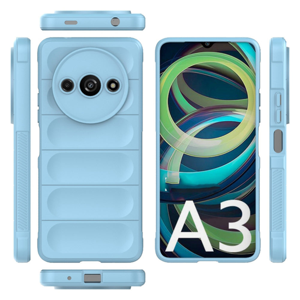 Husa de protectie Techsuit Magic Shield compatibila cu Xiaomi Redmi A3, acoperire spate, albastru inchis