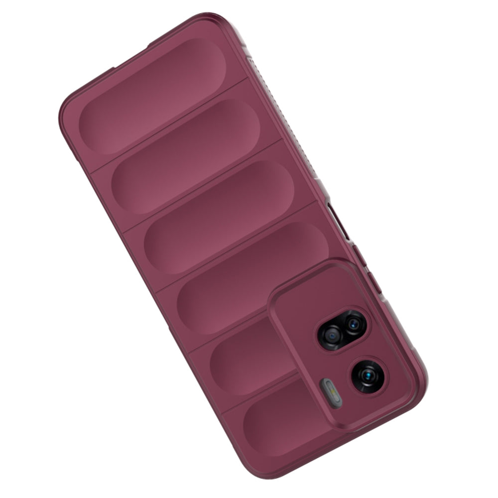 Husa de protectie Techsuit Magic Shield compatibila cu Honor 90 Lite, acoperire spate, mov