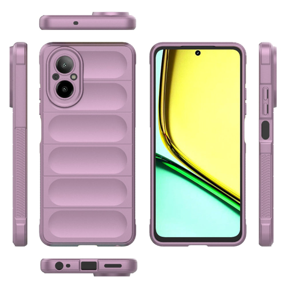 Husa de protectie Techsuit Magic Shield compatibila cu Realme C67 4G, acoperire spate, mov