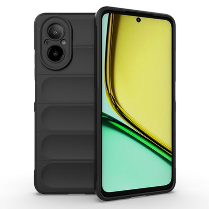 Husa de protectie Techsuit Magic Shield compatibila cu Realme C67 4G, acoperire spate, negru