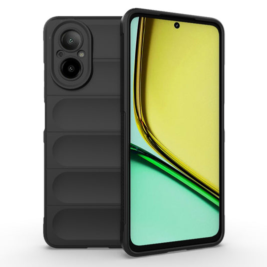 Husa de protectie Techsuit Magic Shield compatibila cu Realme C67 4G, acoperire spate, negru