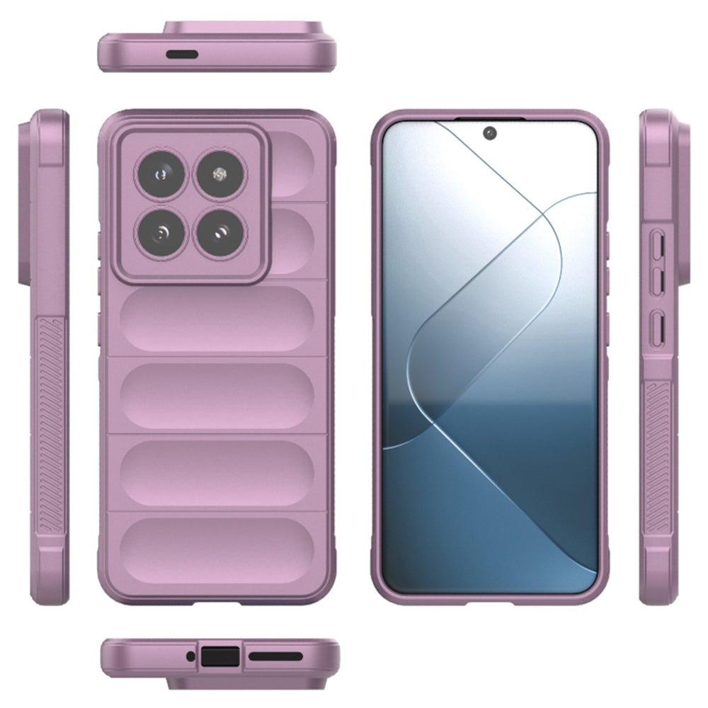 Husa de protectie Techsuit Magic Shield compatibila cu Xiaomi 14 Pro, acoperire spate, mov