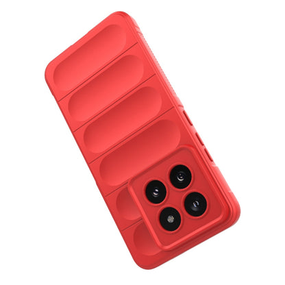 Husa de protectie Techsuit Magic Shield compatibila cu Xiaomi 14 Pro, acoperire spate, visiniu