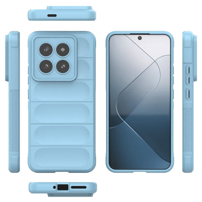 Husa de protectie Techsuit Magic Shield compatibila cu Xiaomi 14 Pro, acoperire spate, albastru inchis