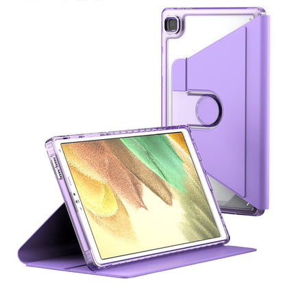 Husa de protectie pentru tableta Techsuit Crystal Vision compatibila cu Samsung Galaxy Tab A7 Lite 8.7 inch T220, Policarbonat TPU, mov