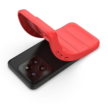 Husa de protectie Techsuit Magic Shield compatibila cu Xiaomi 14, acoperire spate, rosu