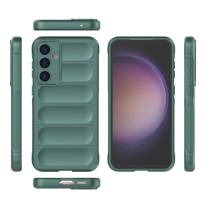 Husa de protectie Techsuit Magic Shield compatibila cu Samsung Galaxy S23 FE, acoperire spate, verde