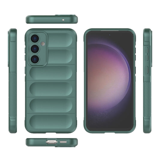 Husa de protectie Techsuit Magic Shield compatibila cu Samsung Galaxy S23 FE, acoperire spate, verde