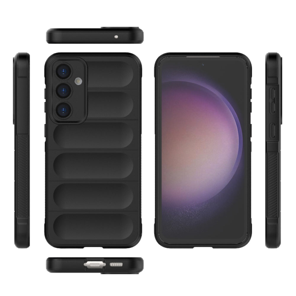 Husa de protectie Techsuit Magic Shield compatibila cu Samsung Galaxy S23 FE, acoperire spate, negru