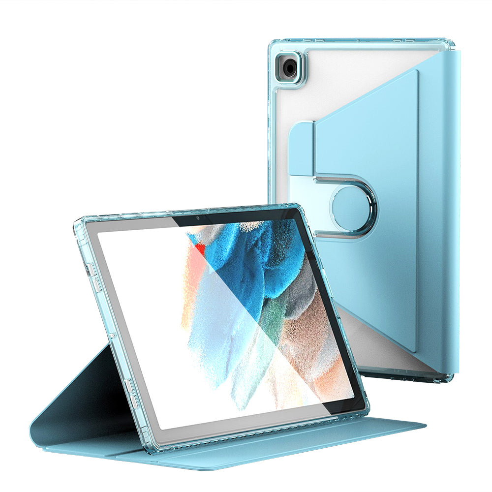 Husa de protectie pentru tableta Techsuit Crystal Vision compatibila cu Samsung Galaxy Tab A8 10.5 (2021), Policarbonat TPU, bleu