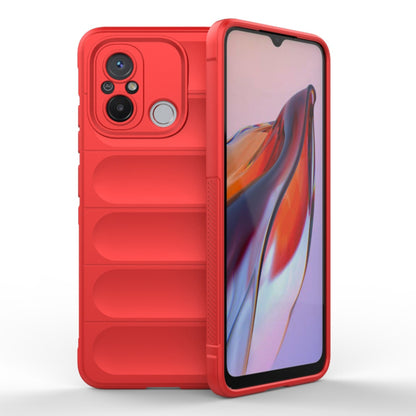 Husa de protectie Techsuit Magic Shield compatibila cu Xiaomi Redmi 12C, acoperire spate, rosu