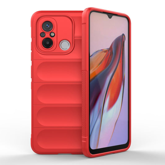 Husa de protectie Techsuit Magic Shield compatibila cu Xiaomi Redmi 12C, acoperire spate, rosu