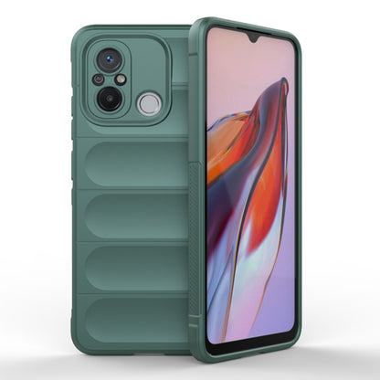 Husa de protectie Techsuit Magic Shield compatibila cu Xiaomi Redmi 12C, acoperire spate, verde