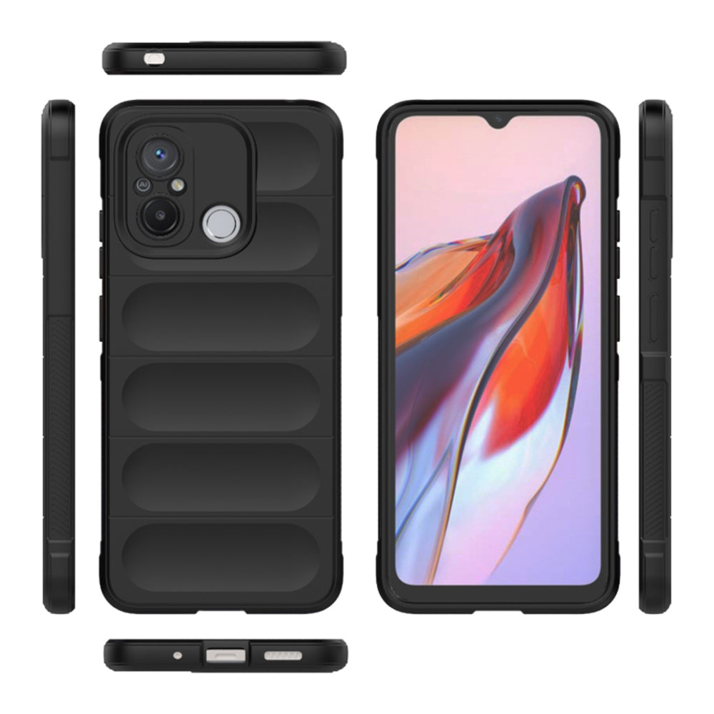 Husa de protectie Techsuit Magic Shield compatibila cu Xiaomi Redmi 12C, acoperire spate, negru