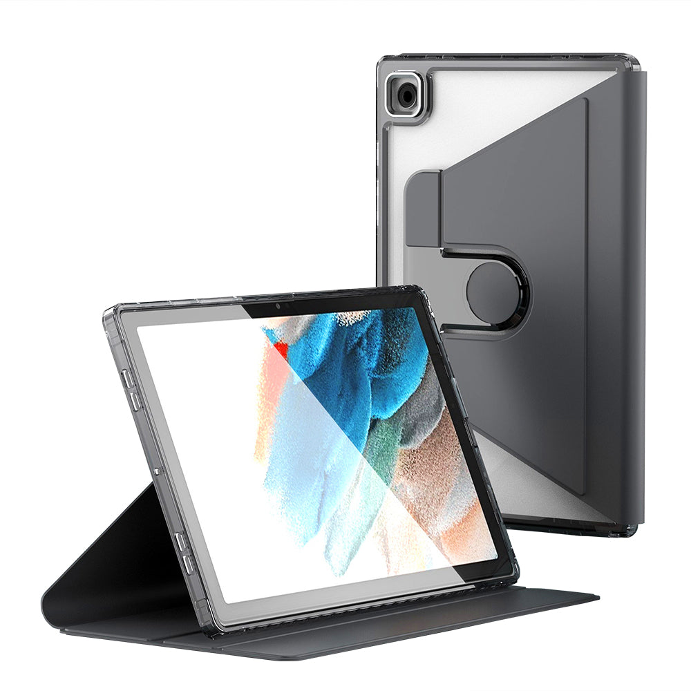 Husa de protectie pentru tableta Techsuit Crystal Vision compatibila cu Samsung Galaxy Tab A8 10.5 (2021), Policarbonat TPU, negru