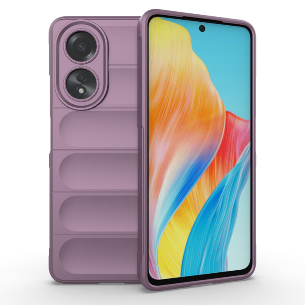 Husa de protectie Techsuit Magic Shield compatibila cu Oppo A58 4G, acoperire spate, mov