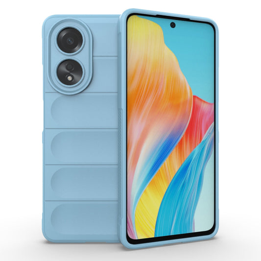 Husa de protectie Techsuit Magic Shield compatibila cu Oppo A58 4G, acoperire spate, albastru inchis