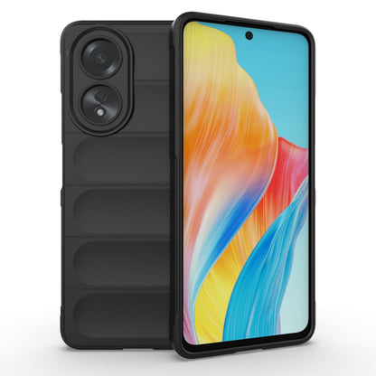 Husa de protectie Techsuit Magic Shield compatibila cu Oppo A58 4G, acoperire spate, negru