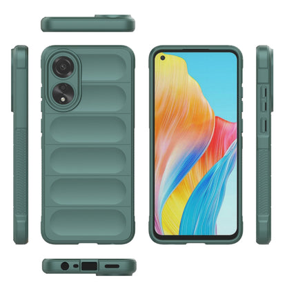 Husa de protectie Techsuit Magic Shield compatibila cu Oppo A78 4G, acoperire spate, verde
