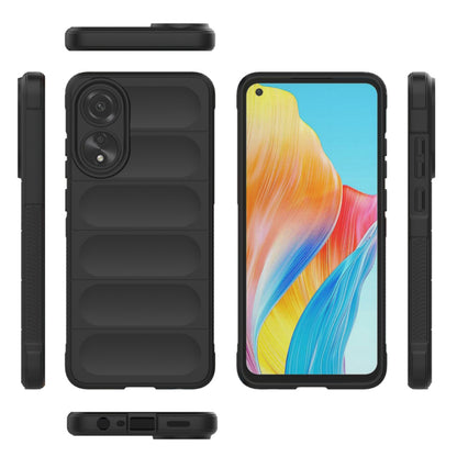 Husa de protectie Techsuit Magic Shield compatibila cu Oppo A78 4G, acoperire spate, negru