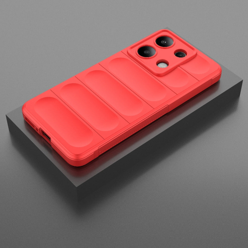 Husa de protectie Techsuit Magic Shield compatibila cu Xiaomi Redmi Note 13 4G, acoperire spate, rosu