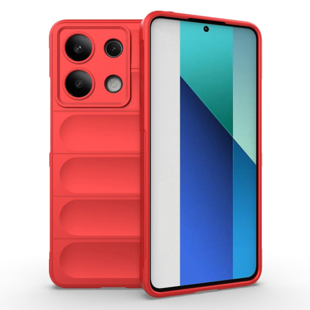 Husa de protectie Techsuit Magic Shield compatibila cu Xiaomi Redmi Note 13 4G, acoperire spate, rosu