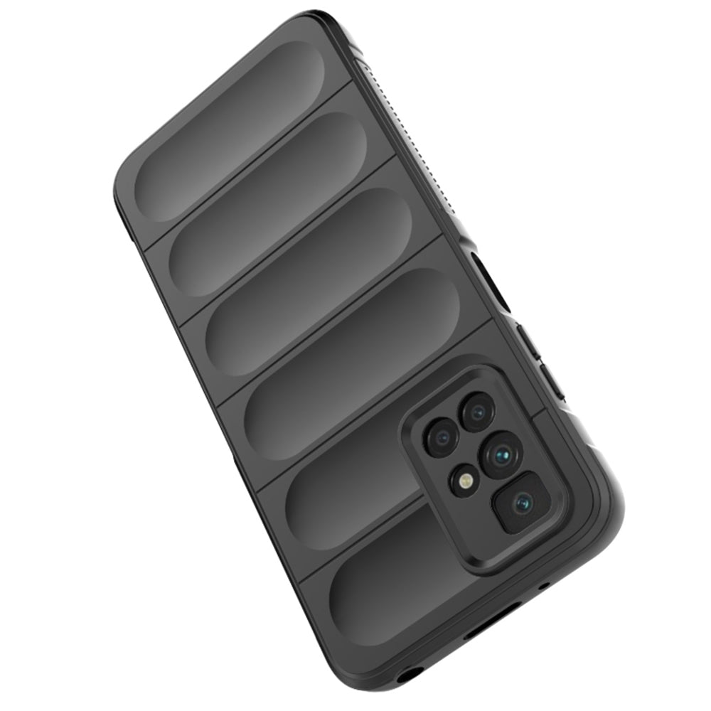 Husa de protectie Techsuit Magic Shield compatibila cu Xiaomi Redmi 10, acoperire spate, visiniu