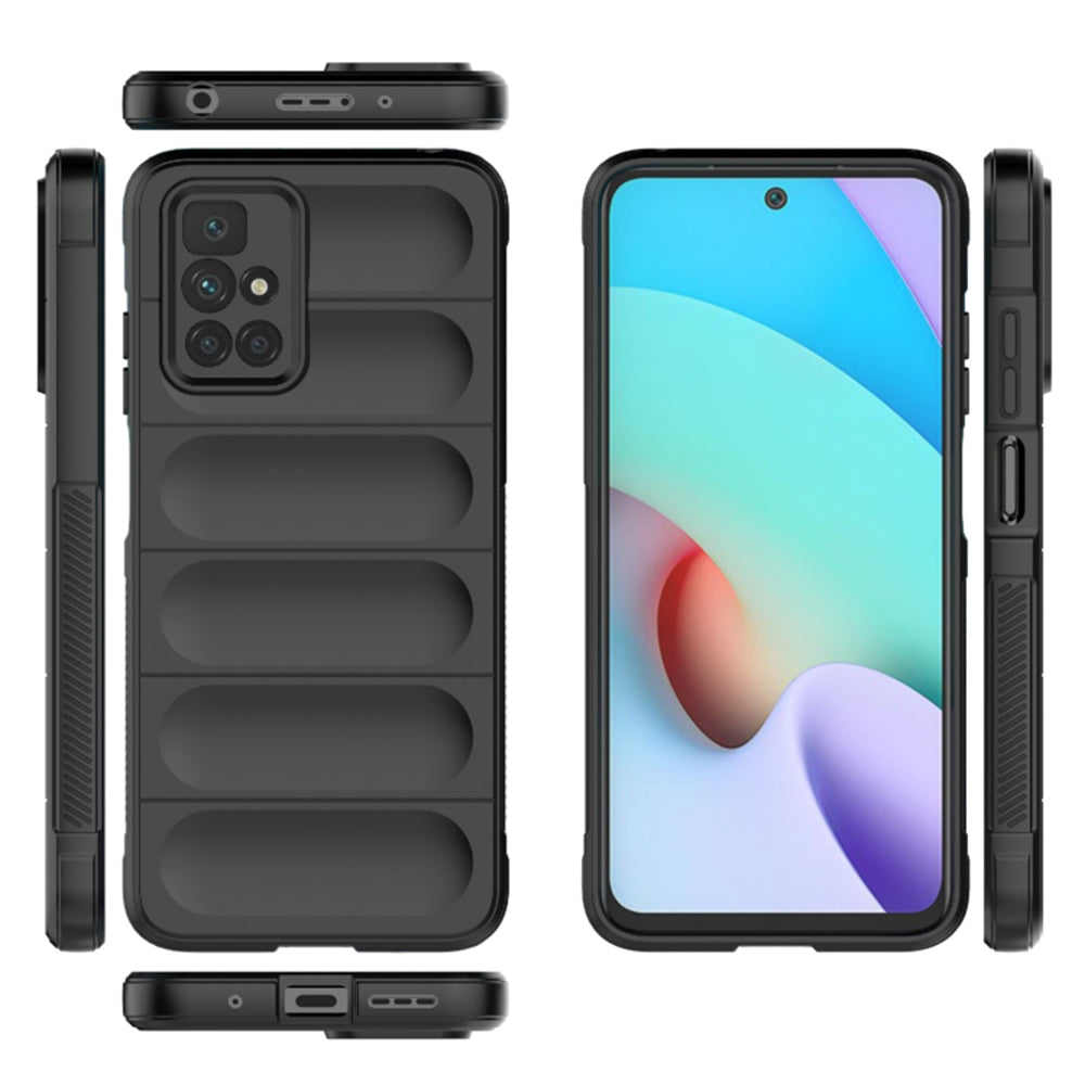 Husa de protectie Techsuit Magic Shield compatibila cu Xiaomi Redmi 10, acoperire spate, albastru inchis