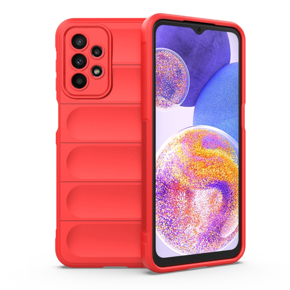 Husa de protectie Techsuit Magic Shield compatibila cu Samsung Galaxy A23 4G, acoperire spate, rosu
