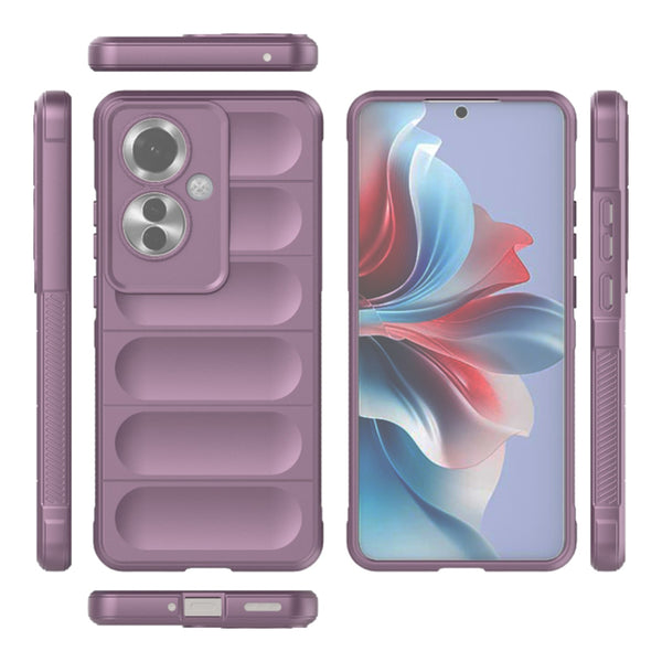 Husa de protectie Techsuit Magic Shield compatibila cu Oppo Reno11 F, acoperire spate, mov