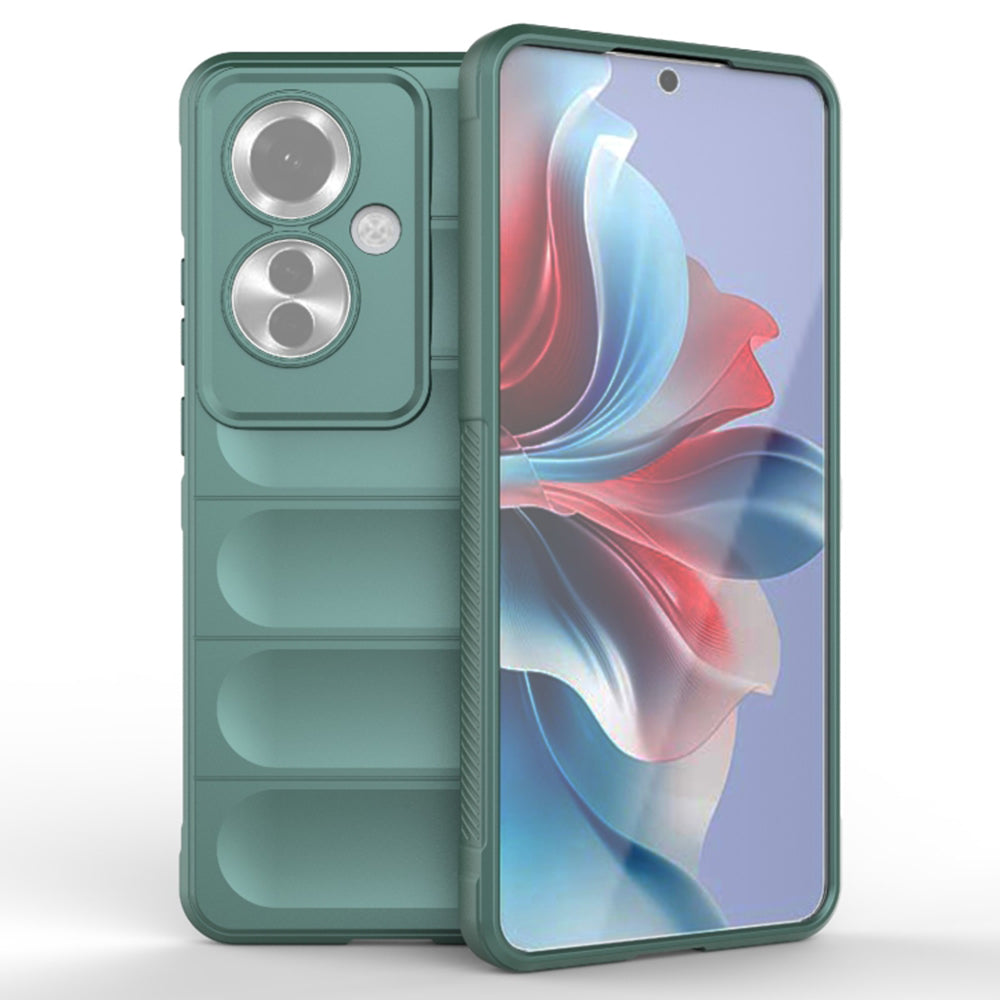 Husa de protectie Techsuit Magic Shield compatibila cu Oppo Reno11 F, acoperire spate, verde