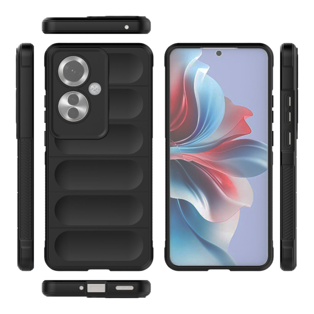 Husa de protectie Techsuit Magic Shield compatibila cu Oppo Reno11 F, acoperire spate, negru