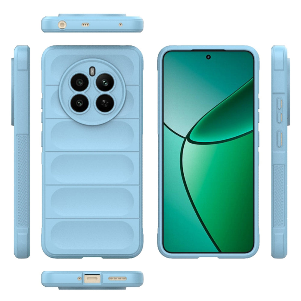 Husa de protectie Techsuit Magic Shield compatibila cu Realme 12 4G, acoperire spate, albastru inchis