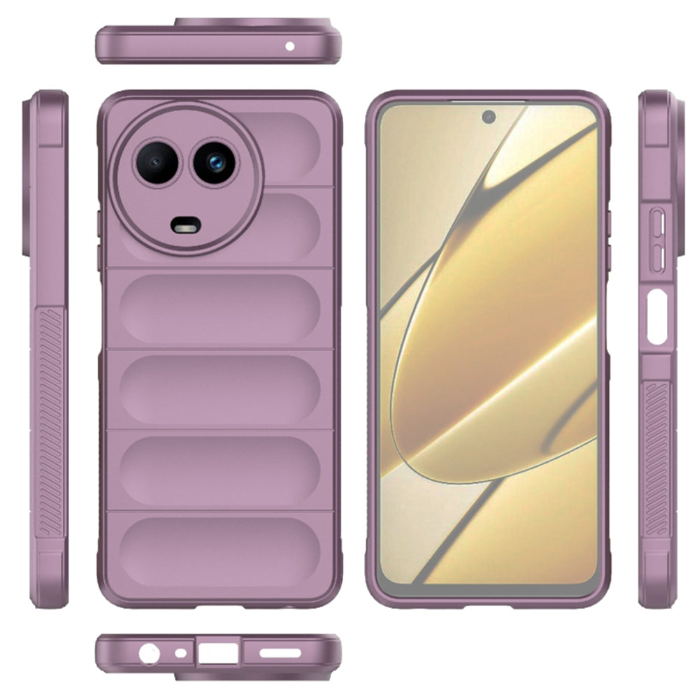 Husa de protectie Techsuit Magic Shield compatibila cu Realme 11 5G, acoperire spate, mov