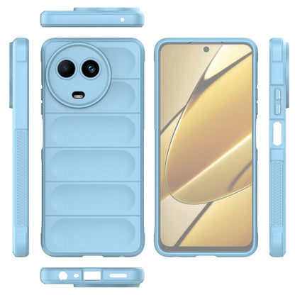 Husa de protectie Techsuit Magic Shield compatibila cu Realme 11 5G, acoperire spate, albastru inchis