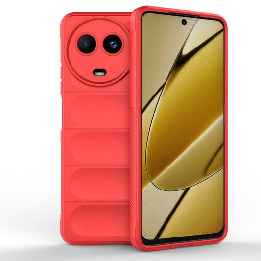 Husa de protectie Techsuit Magic Shield compatibila cu Realme 11 5G, acoperire spate, rosu