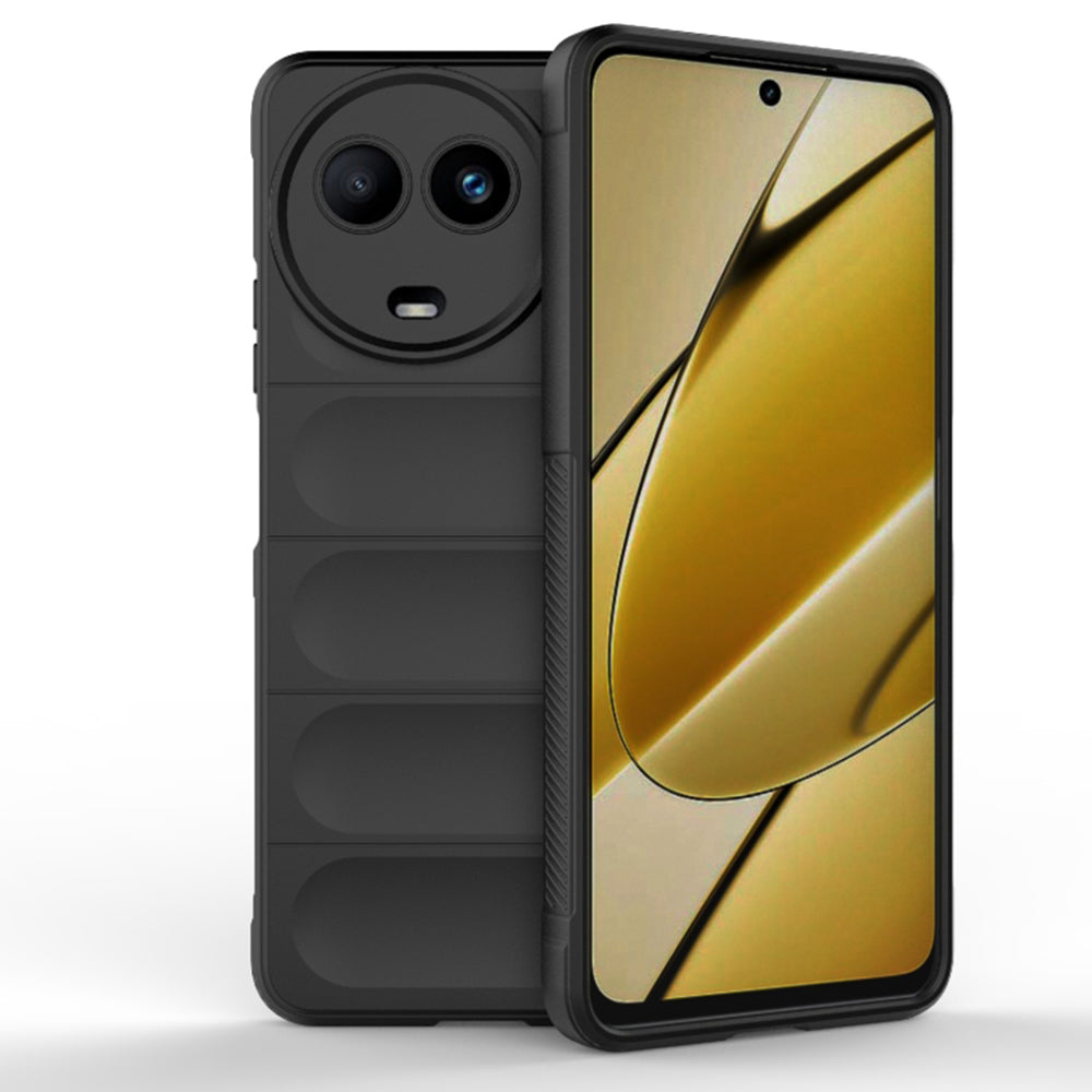 Husa de protectie Techsuit Magic Shield compatibila cu Realme 11 5G, acoperire spate, negru
