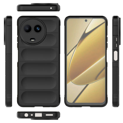 Husa de protectie Techsuit Magic Shield compatibila cu Realme 11 5G, acoperire spate, negru