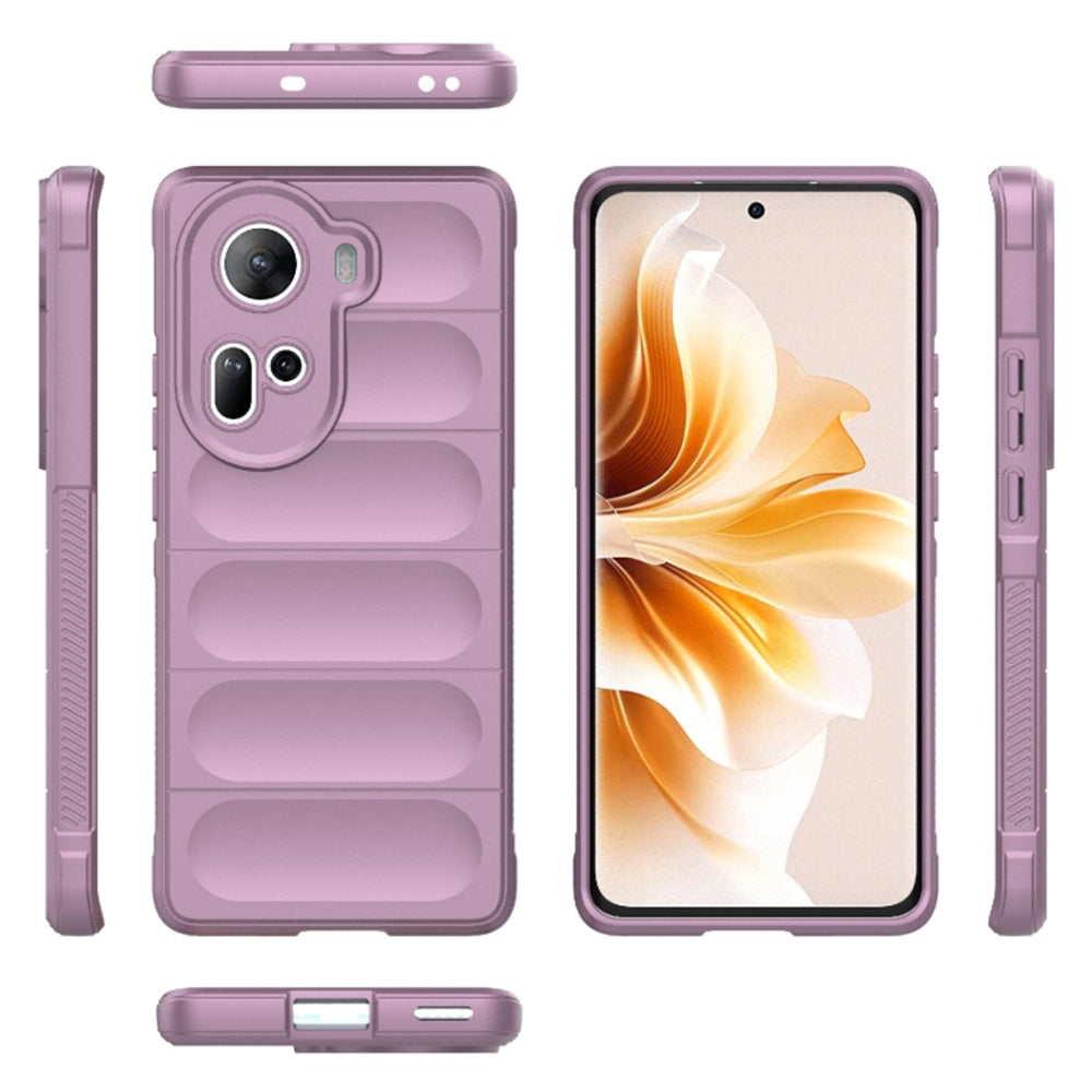Husa de protectie Techsuit Magic Shield compatibila cu Oppo Reno11, acoperire spate, mov