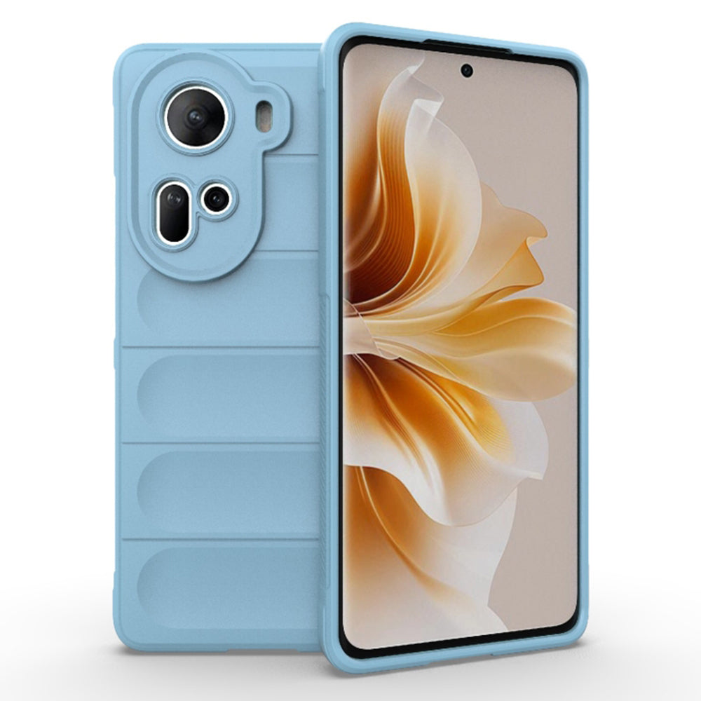 Husa de protectie Techsuit Magic Shield compatibila cu Oppo Reno11, acoperire spate, albastru inchis